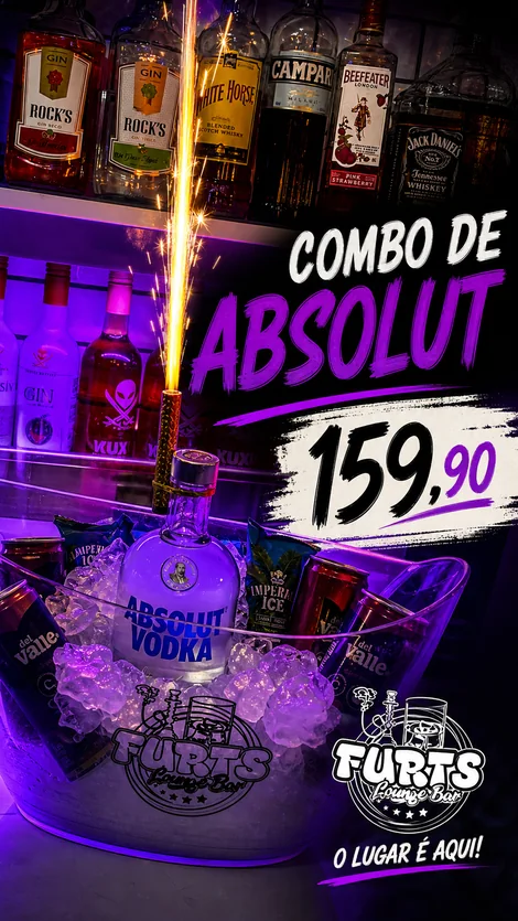 Combo de Absolut · R$ 159,90