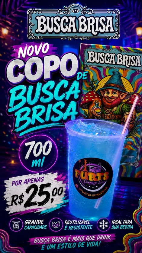 Copo Busca Brisa de 700 ml · R$ 25,00